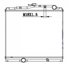 Fuso Fighter FK617 02 - 07Radiator