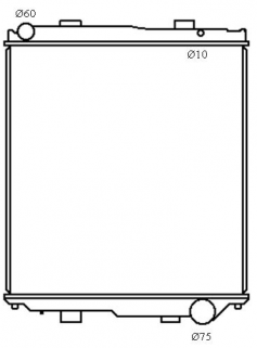 UD CWB385 / 483 03- Radiator