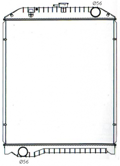 Ranger FD / FG/ FM / GD / GH / GK J08C Series 99 - 09 Radiator