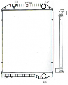Ranger Pro 500 Series / FM1J 04- Radiator