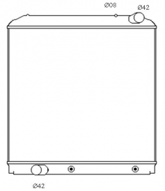Dutro 300 Series XZU424 616 / 716 03- 07 Automatic Radiator