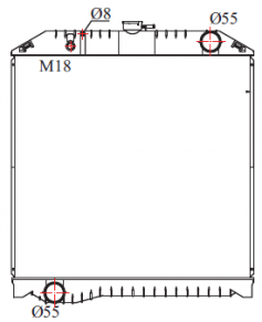 500 SERIES FD8J -07 Radiator