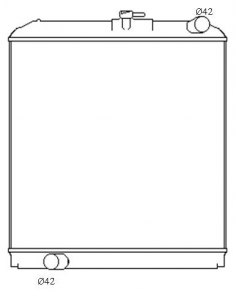 Dutro 03-07 XZU414 / 404 / 424 / 434 Radiator