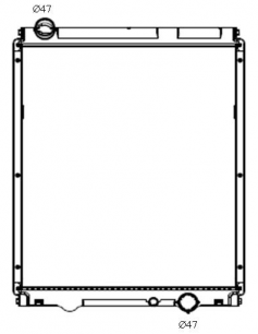 Canter FE83 8T Radiator