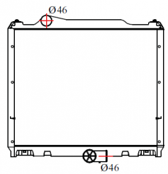 Rosa Bus 08- Radiator