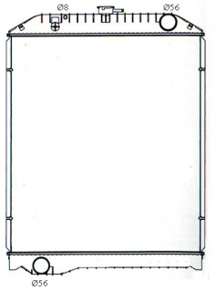 Ranger FD1J / GD1 / J08C 99- Radiator
