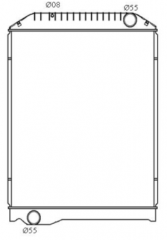Ranger FE / FD 2630 10- Radiator