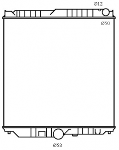 UD CW385/445 03-07 Radiator