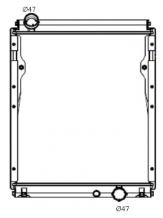 Canter FE71E / FE73E / FG73E 3.5T Radiator