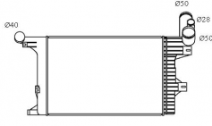 Atego 917 98- Radiator